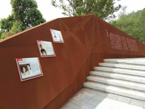 田东耐候钢挡土墙